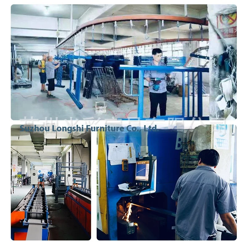 product modern four person dining table chair set wood panel rock slab school canteen restaurant furniture-14