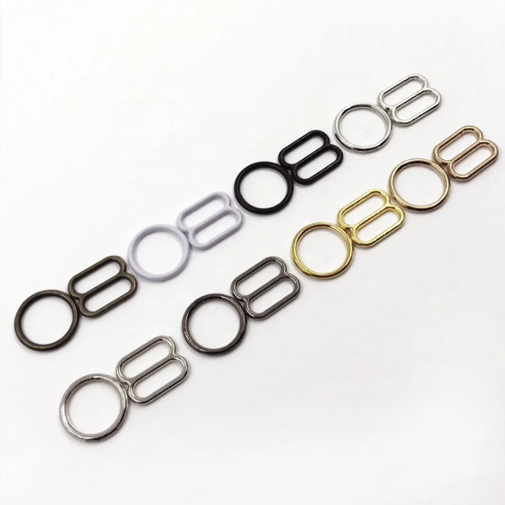 Stock  Rings and Sliders for Bra Making and Lingerie Sewing Bra Adjusters Bramaking DYEABLE