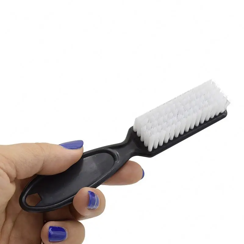 Salon professional Fade brush shaving black barber neck duster for man grooming