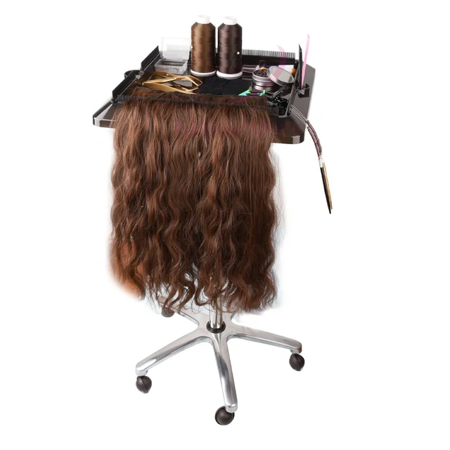 Hot Selling Mobile Salon Hair Trolley Hair Salon Trolley Cart Hair Extension Trolley Tool