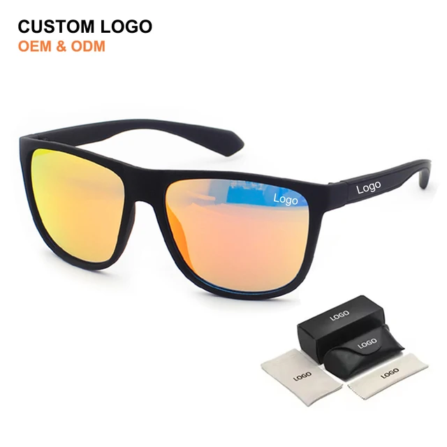 Wholesale Sport Sunglasses Men Polarized Lens Outdoor Shades Sun Glasses Custom Logo Sunglasses