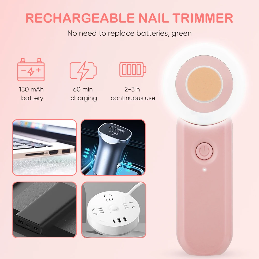 Clipper À Ongles Électriques Pour Pieds Coupe-Ongles