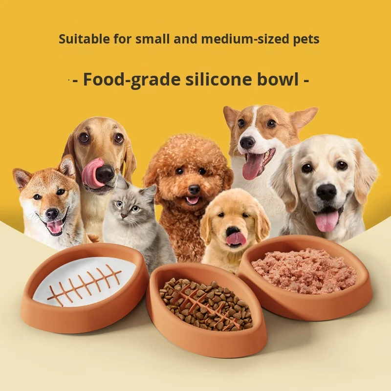New Eco-Friendly Solid Silicone Rounded Dog Lick Mat Pet Feeding Anti-Choke Slow Feeder Non-Slip Suction Multi-Use Bowl supplier
