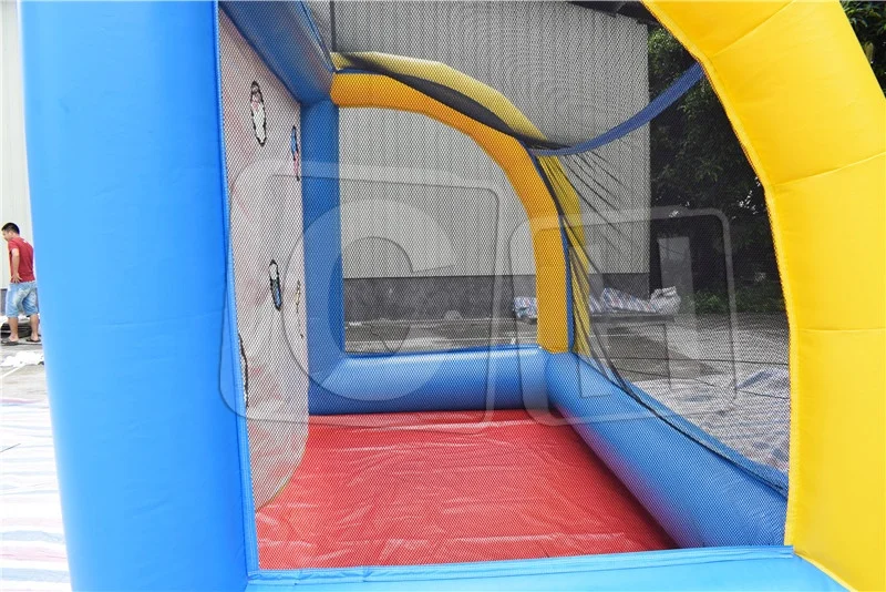 Inflatable Soccer Shootout Game Portable Inflatable Football Shooting Target Post Gate Inflatable Football Goal for Party