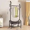 60cm Double-layer storage basket Black