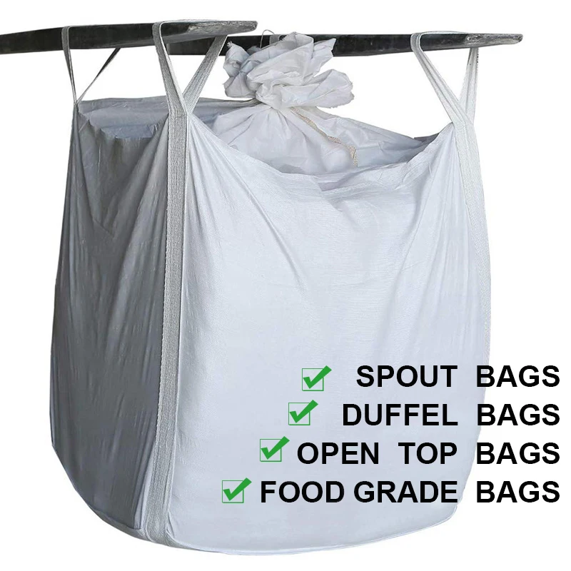 Made In Vietnam Fibc Bag Plastic Polypropylene 1.5 Ton Pp Woven Big