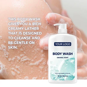 Organic Lavender & Chamomile Body Wash Promotes Relaxation With Soothing Herbal Extracts for Stress Relief