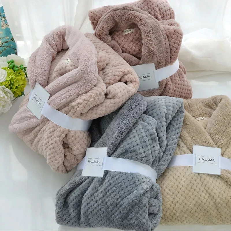 Super Soft Cheap Adults High Quality Soft Bathrobe Jacquard Solid