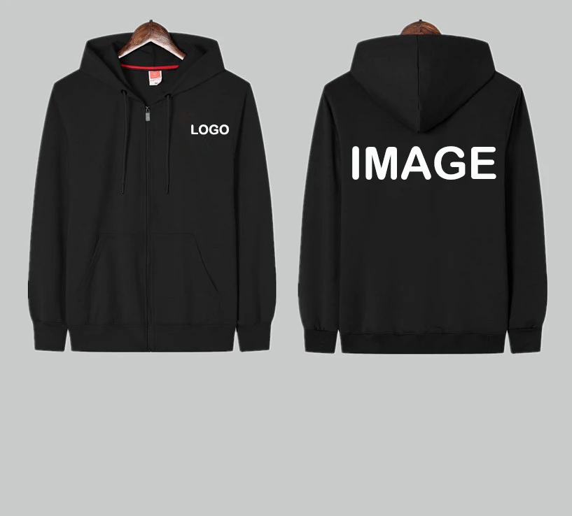 Black Zip Up Hooded Sweatshirts Women 2021 Vintage Pockets Oversized