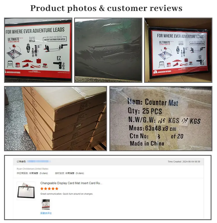 Personal Customized Soft PVC Rubber Bar Counter Mat for Living Dining ...
