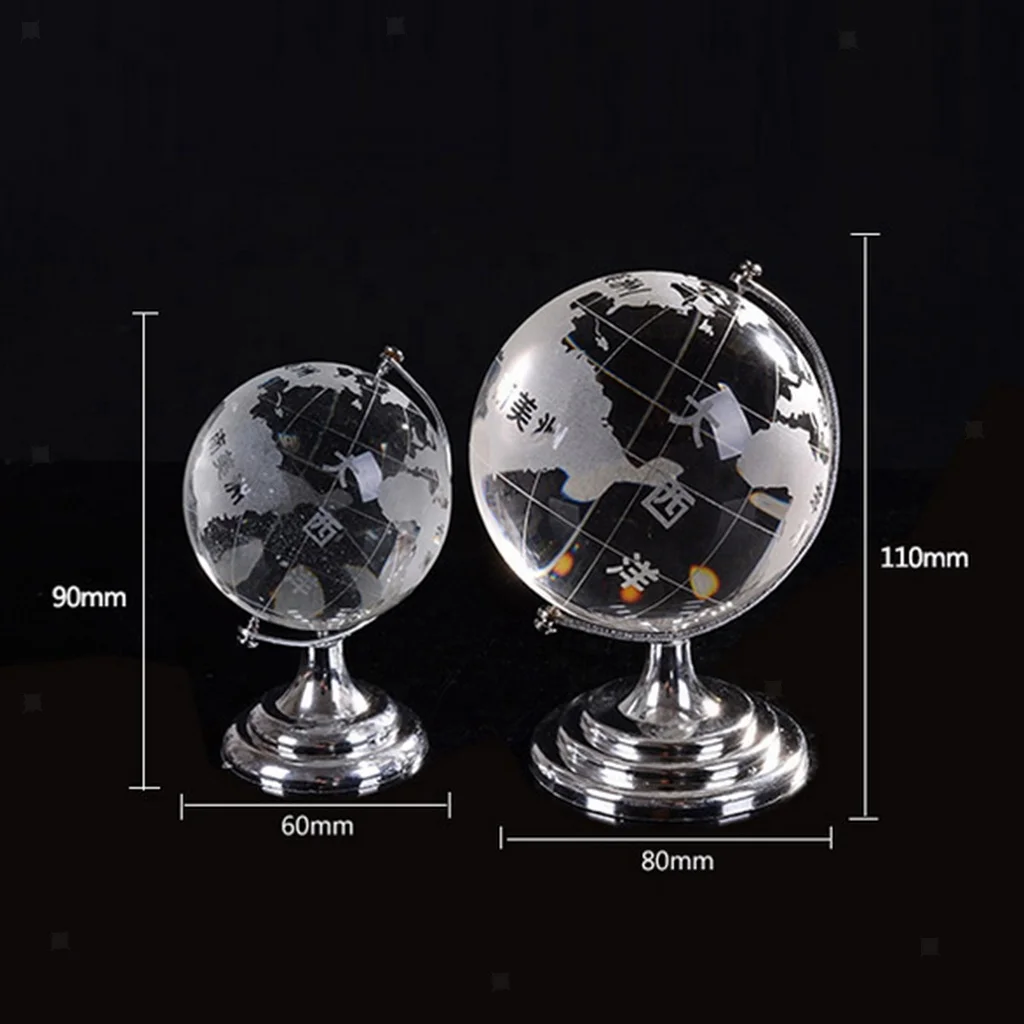 
 MH-Q004 хрустальный шар с золотой металлической подставкой, свадебное украшение  