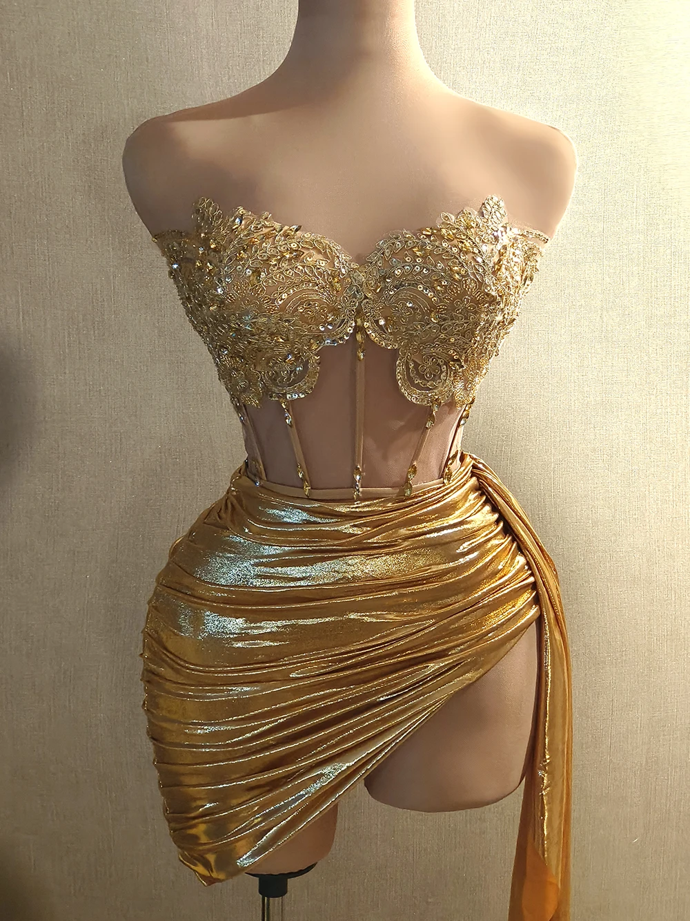 gold birthday dresses Women Prom Dress Black Girl,Leg Split Outfits jkprom Please follow the page Amber dress golden