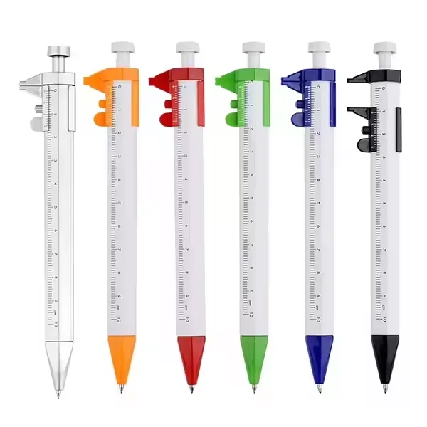 Stationery Ballpen Pen Cursor Caliper Scale Ruler Multifunction Ballpoint Pen School Office Supplies Gifts Writing Pens