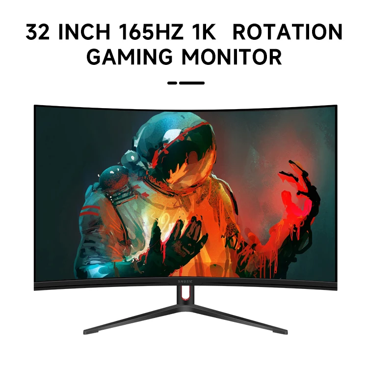 165hz Wholesale Factory Cheap 32inch Led Curved Computer Monitor Wide