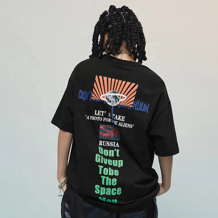 Camiseta Unisex Streetwear Harajuku Hombre Hip Manga Corta De Los Hombres De Algodón Camiseta - Buy Camiseta,Camisetas Estampadas,Camiseta Product on