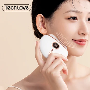 Techlove Home Use Beauty Equipment Anti-aging Face Lifting Gua Sha Beauty Device Electric Jade Scraping Face Lifting