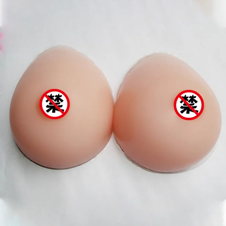 Simulation Fake Breasts Cross-dressing Breast Implants for Cartoon Pillow Waterdrop Silicone Postoperative Breast Implants