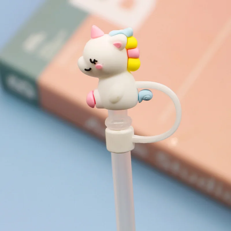 Silicone Straw Covers - Cute Animals