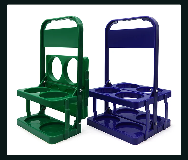 Wine 4 Carriers Holder Plastic Bottles Foldable Drink Juice Soda