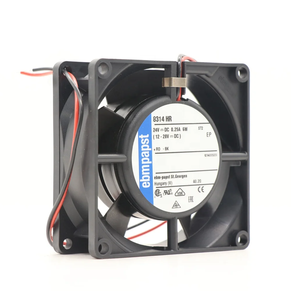 
Ebmpapst 8314HR IP20 24V DC высокоскоростной ebm вентилятор Инвертор Мини охлаждающий вентилятор 