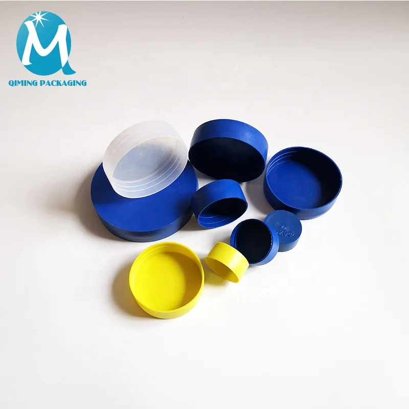 Plastic Pipe End Recessed Cap 1/2 Inch Pipe Protection Cap Cover Plug Pipe External Cap for Conduit Pipeline Piping Tubing