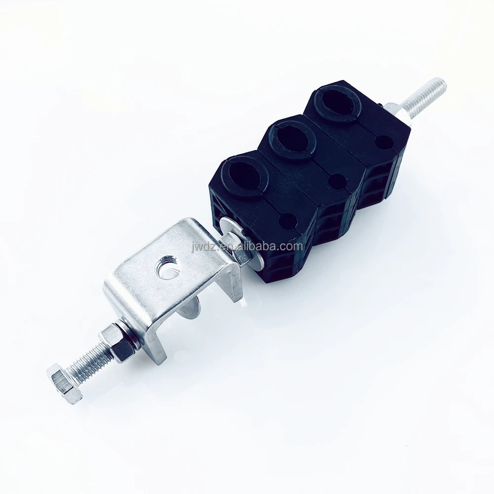 6 way feeder clamp for telecom cable For 3*7.0mm+3*(9-14mm) Cable made in china