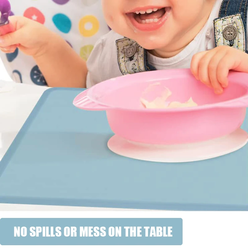 Custom Silicone Placemat Food Grade Kids Foldable Silicone Food