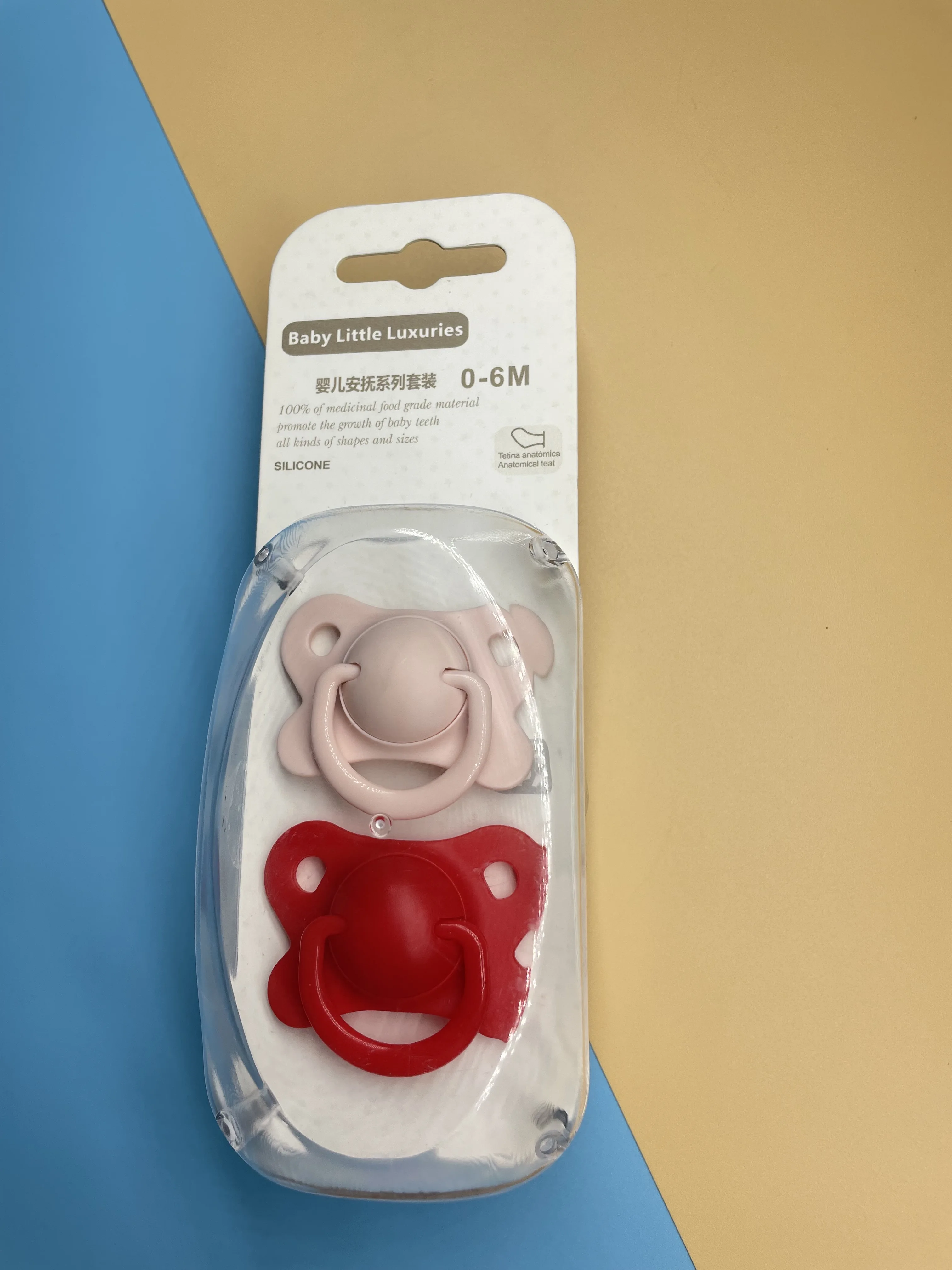 Eco Friendly Lips Bow Bibs Pacifier Rubber Nipple Wholesale Newborn