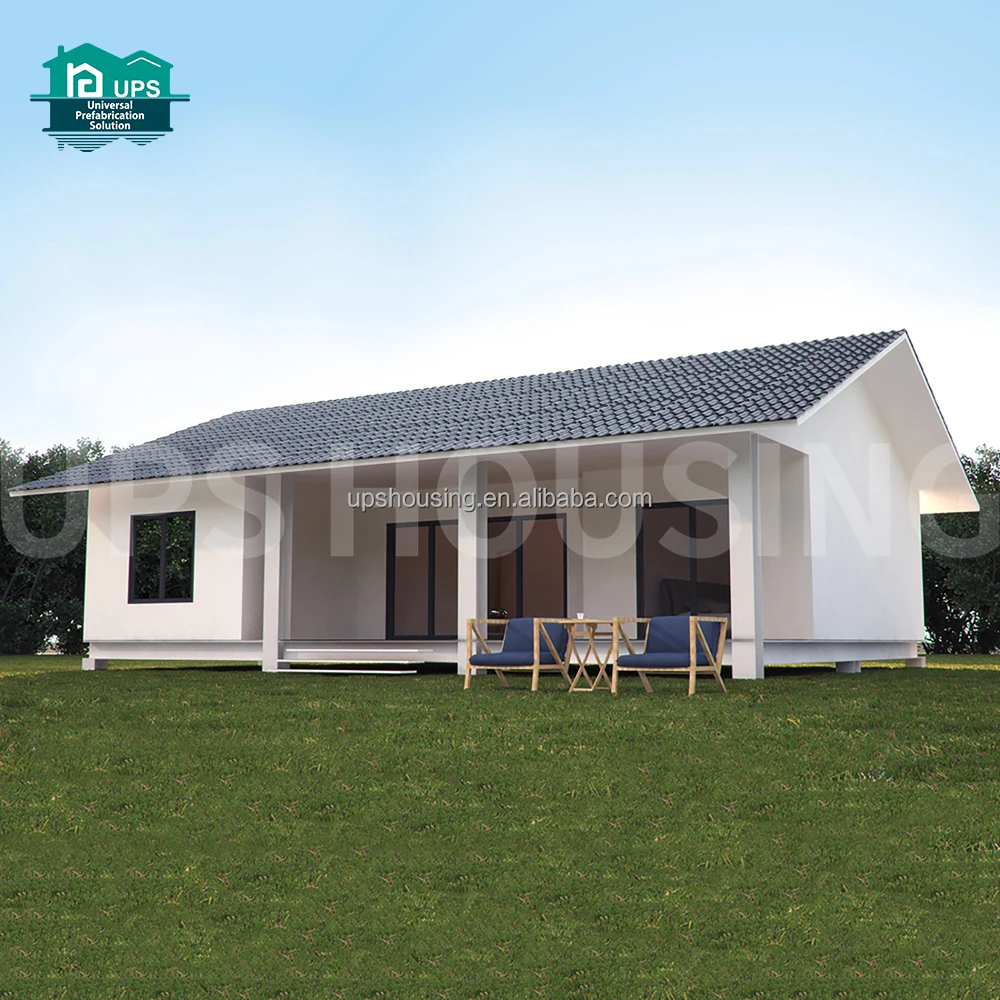 New construction project plan steel structure buildings or concrete mini house with modular kitchen and toilet portable design