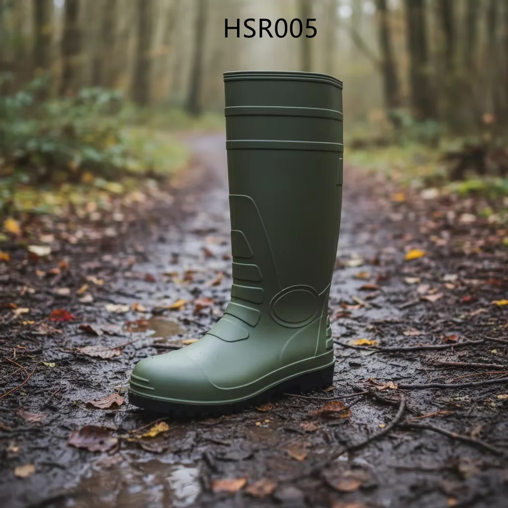 HY,Guyana Market Anglers Using Slip-free Anti-Dirty Gumboots Suitable for All Seasons Green/yellow/white/black Rain Boots HSR005