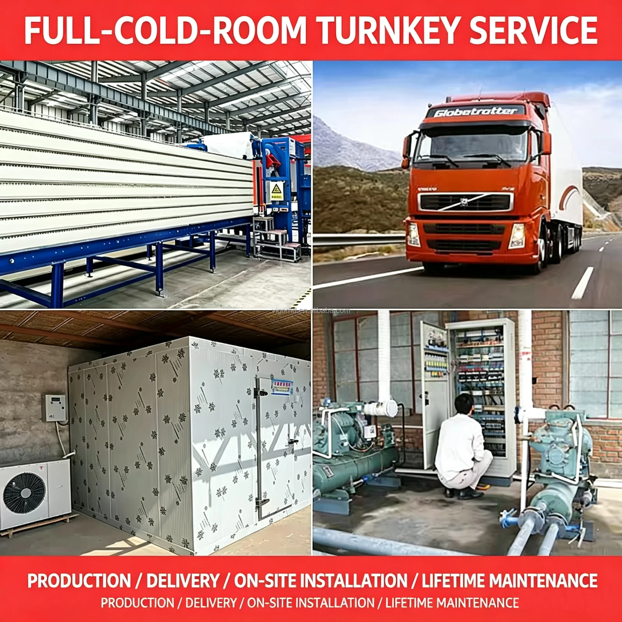 Storage Room Refrigeration Unit, AC 220V~240V, 3-7kW - detail 84