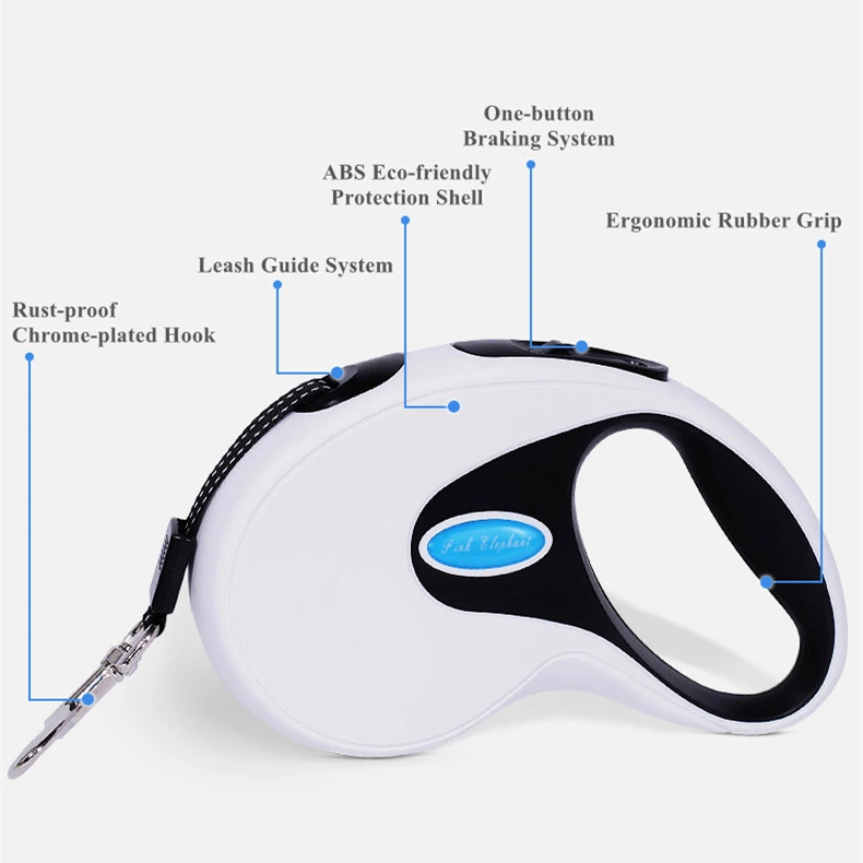 Высококачественный поводок для собак на открытом воздухе, прочный многоцветный Поводок для собак, автоматически убирается, Выдвижной Поводок для домашних животных