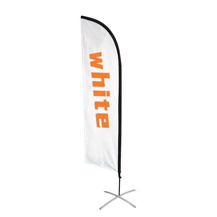 Nuoxin Flying Rectangle Shape Beach Flag Vierge Chair Personalized Blank Feather Flag Printing Heavy Duty Teardrop Banner