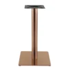 Rose gold-plated stainless steel
