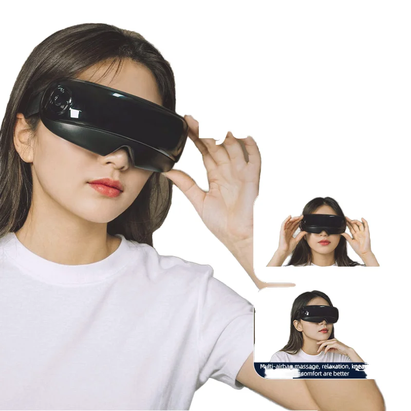 Massager oculaire portable à vibration | 4 modes, 3 vitesses, boîtier en ABS peint pour soulager la fatigue oculaire