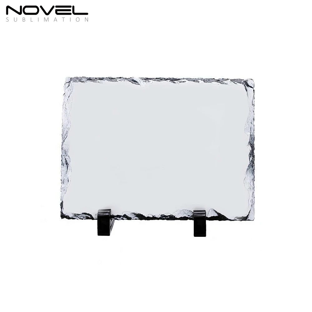 Sublimation Blank Lithograph Heat Press Slate Blanks Sheet Stone Photo Frame DIY for Desktop Souvenir Custom Design Work
