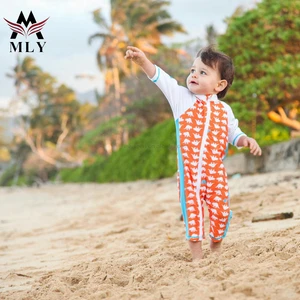 Hot Sale Factory Price Children Beachwear One Piece Zip Swim Kids Swimwear