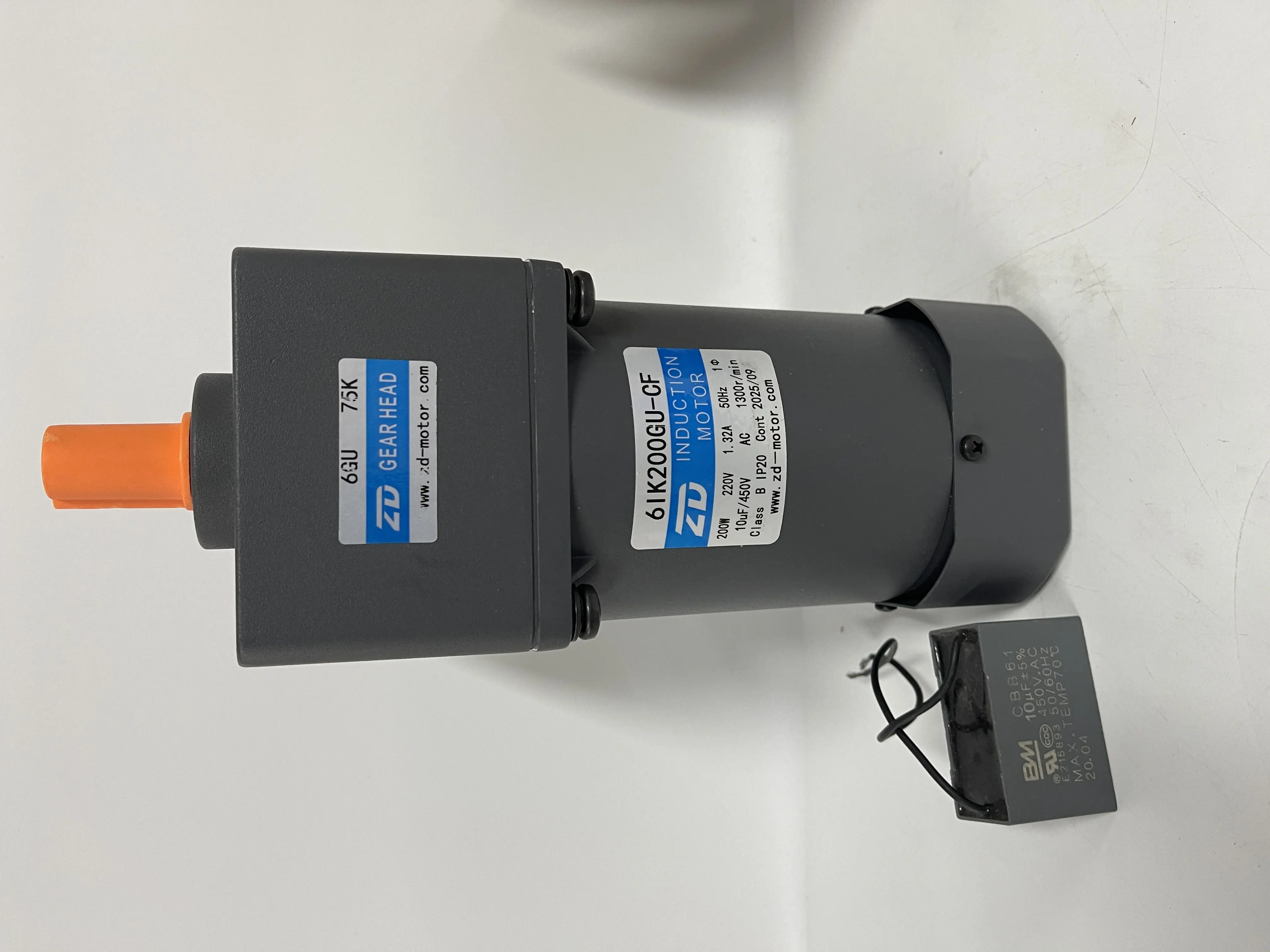 ZD (Zhongda Lide) AC Induction Motor with Gear Head 6IK200GU-CF