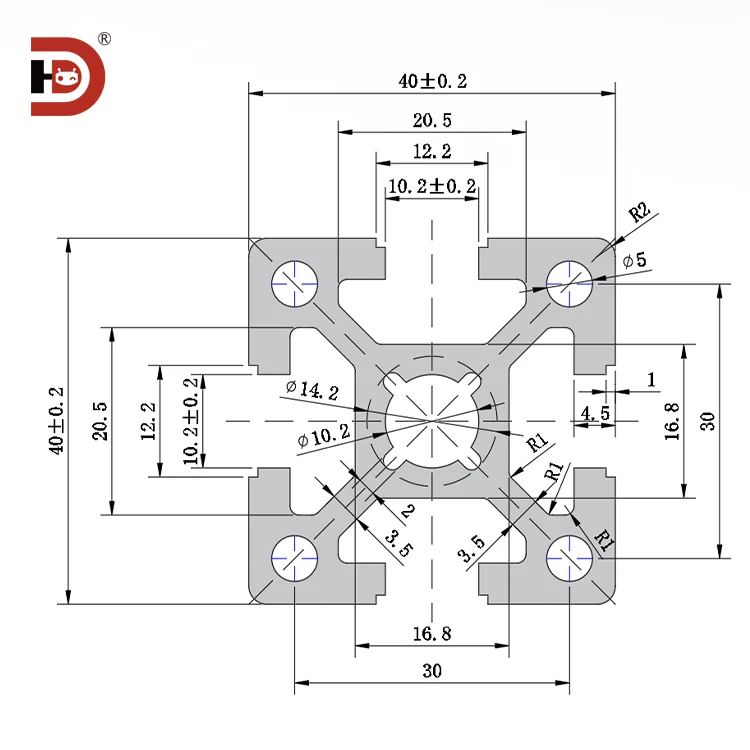 product 4040 industrial extruded aluminum profile assembly line automation equipment frame heavy duty industrial aluminum alloy profiles-3