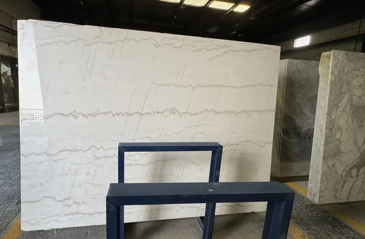 product modern design guangxi white marble from china polished flooring tile for hotel use 1 year warranty-1