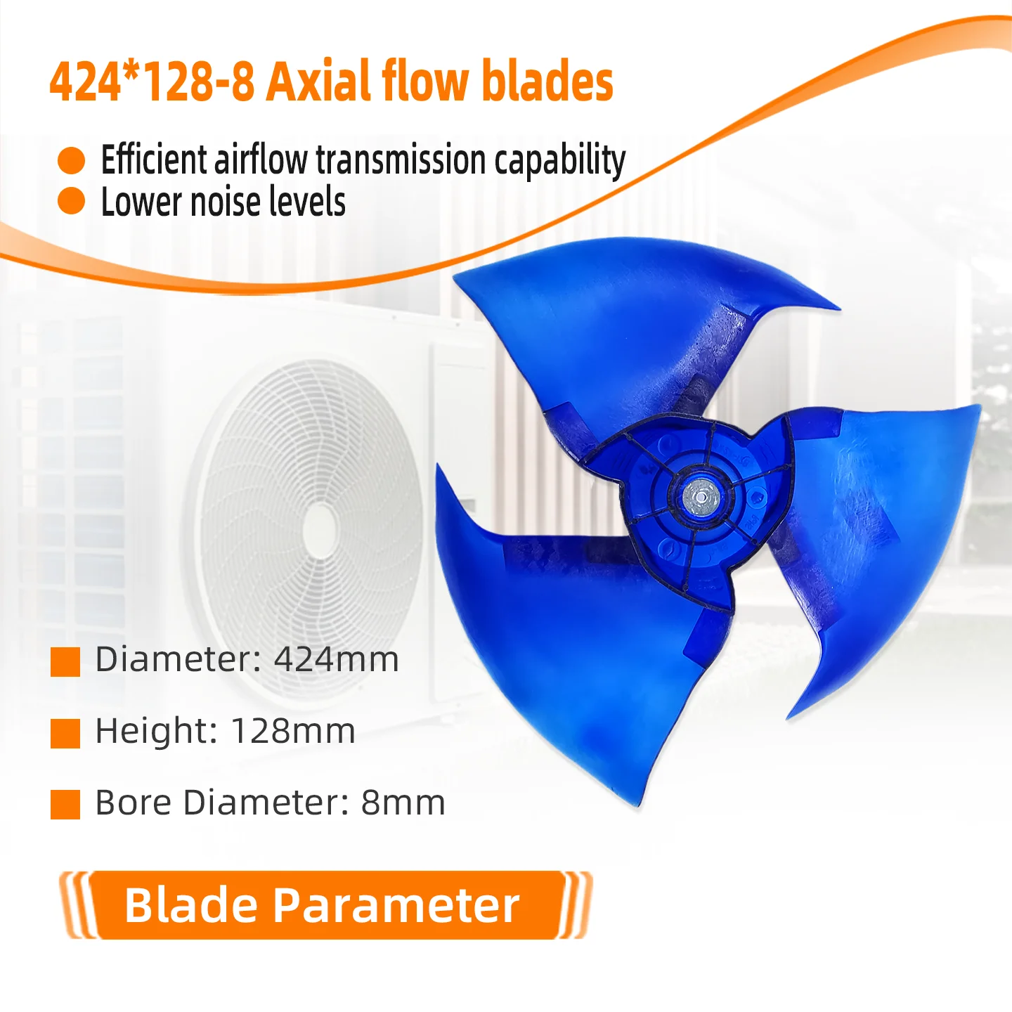 Cooling Fan, 12100105000018, Plastic, 424*128-8 - detail 12
