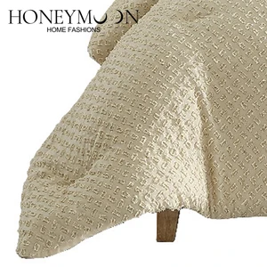 All Season Down Alternative Textile Jacquard Luxury Home Lightweight Comforter Set Bedding Bed Cover Set