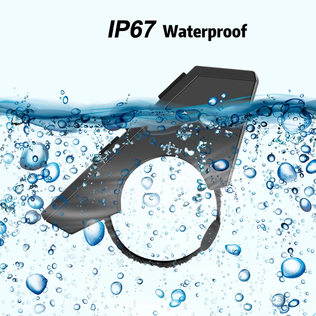Waterproof Motorcycle Handlebar Bluetooth Remote Control Grip Long Standby Time Smooth Song Switching