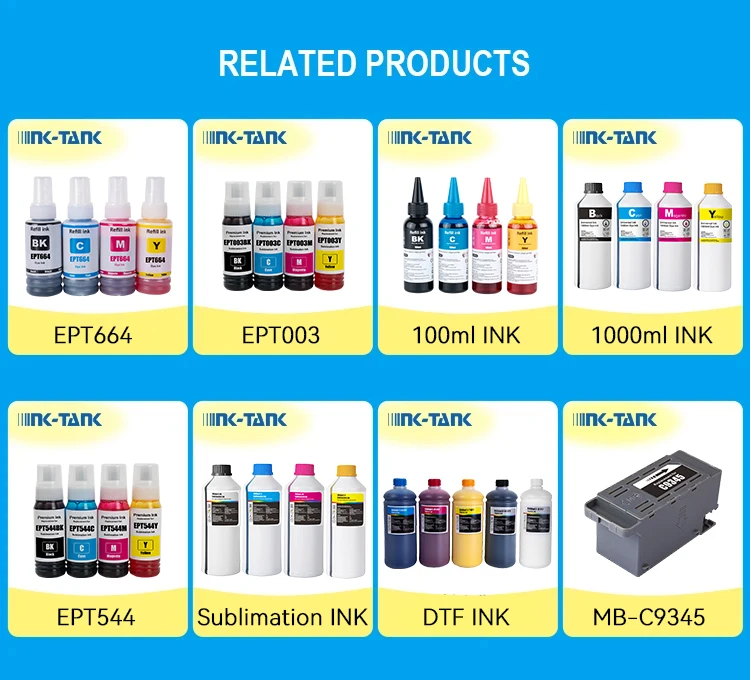 Compatible Premium Ink INK-TANK Premium Dye Ink - Compatible with Epson Printers