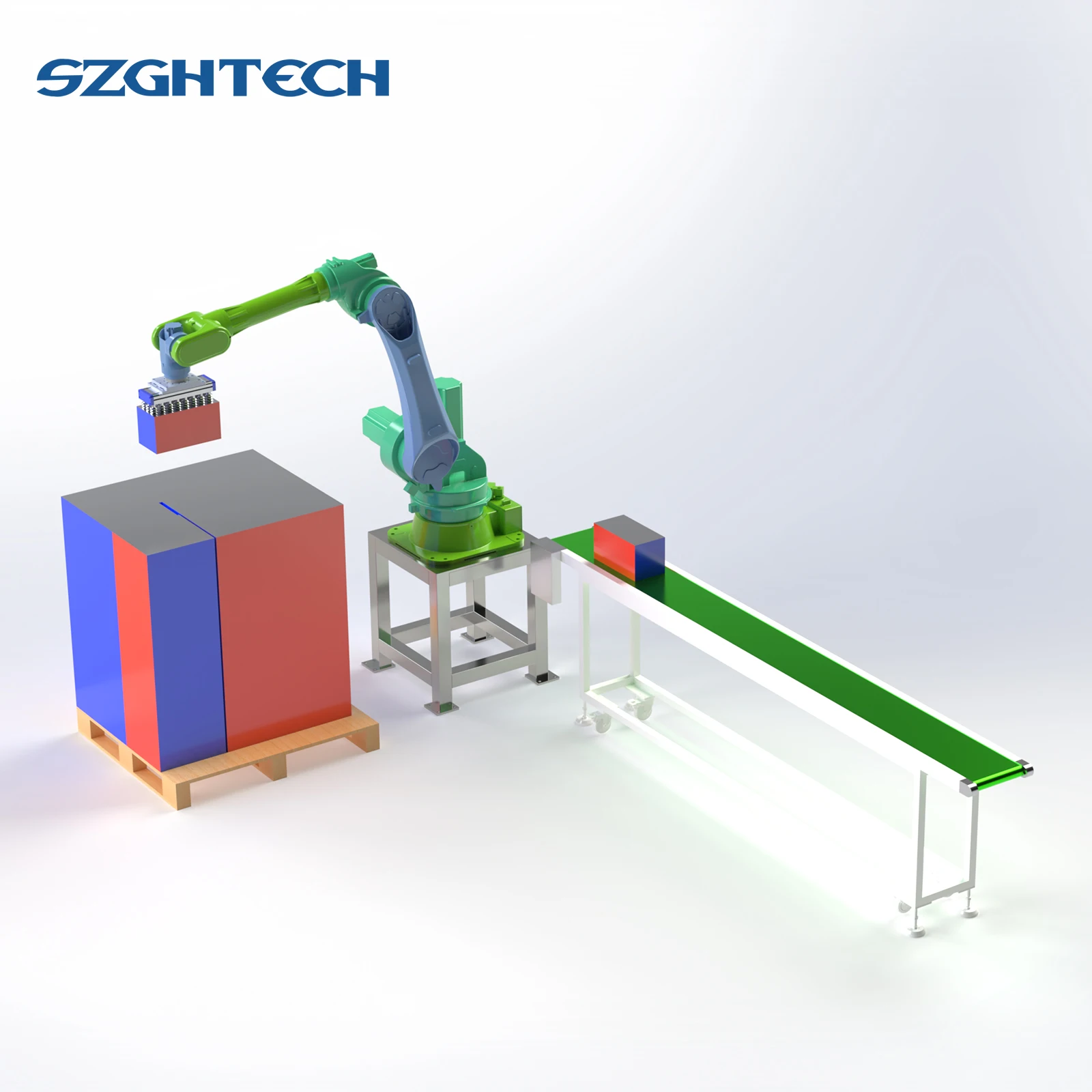 50kg Payload Robot Arm Efficient Palletizing Solutions