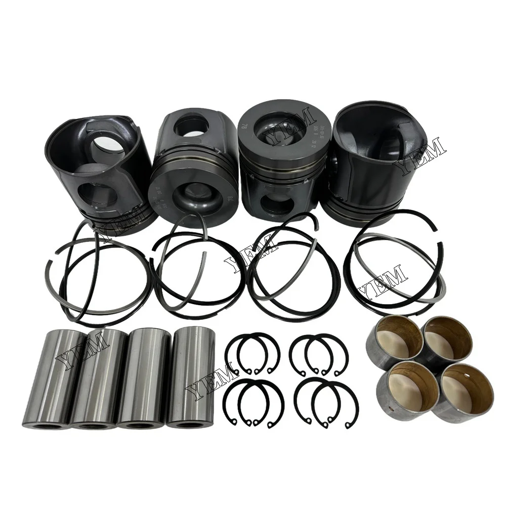 Piston Kit Fit for SDEC D4114ZG3B Engine 4