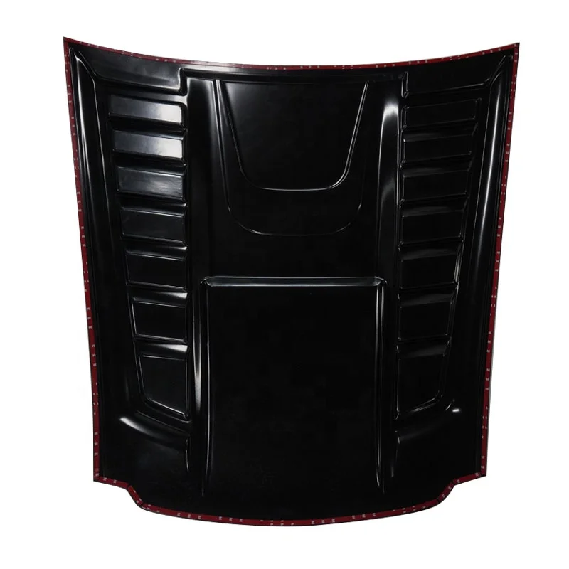 YCSUNZ 2021 Hilux Revo Black  Front Bonnet Hood Scoop Vent Cover for Toyota Hilux 2022 2023 Accessories