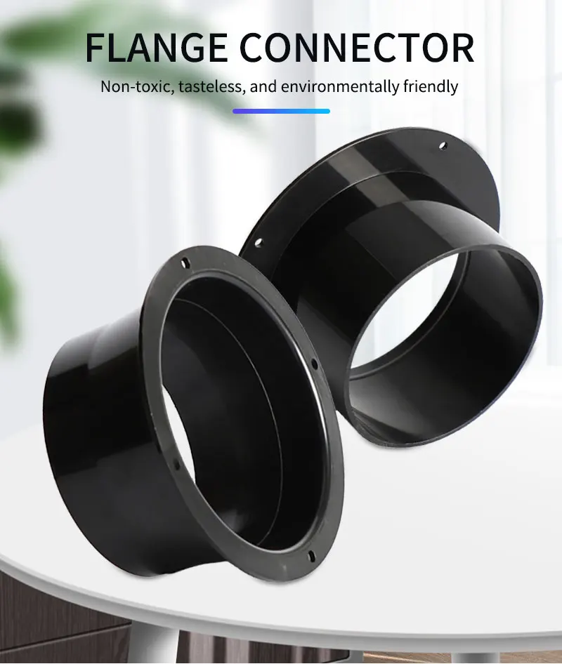 150mm Duct Pipe Fittings Flange Adaptors Manufacturers Plastic Wall