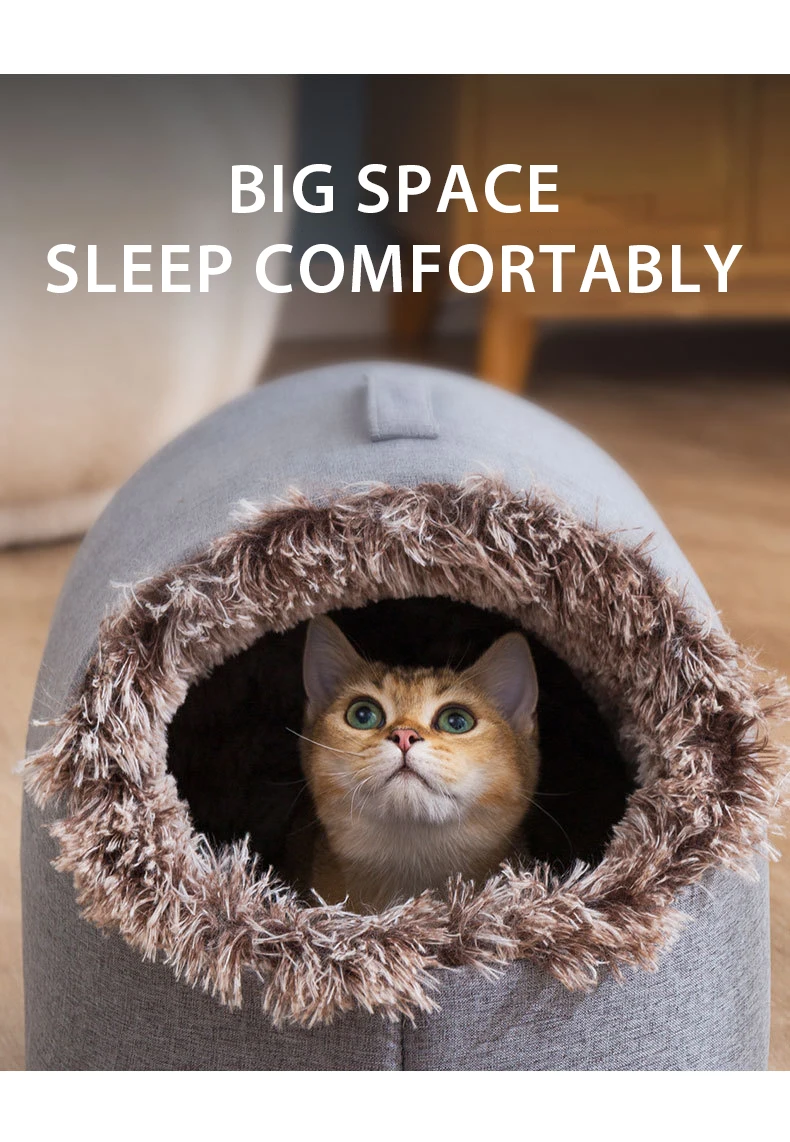 Winter Warm Cat Bed Soft Cozy Comfortable Cat Bed Cushion House Cloth