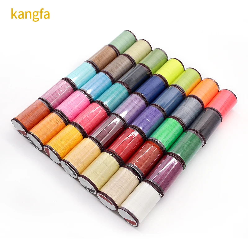 0.8mm High Tenacity Polyester Waxed Thread Leather Sewing Waxed Thread for Hand Sewing